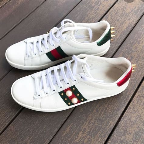 gucci aces w spike on the back|gucci ace shoes customer service.